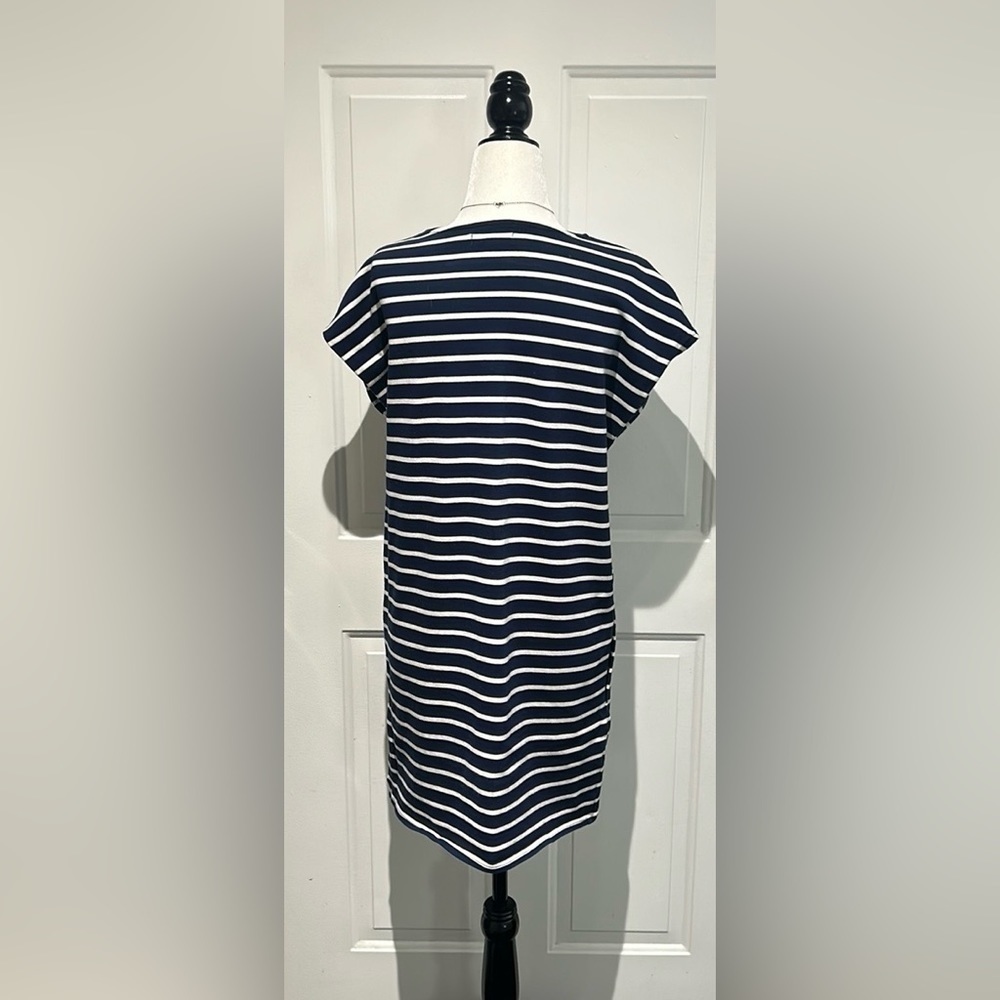 Aritzia community navy stripped oversized dress with pockets size XXs - Picture 3 of 4